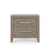 Child Craft Kieran 2-Drawer Nightstand, Metal in Gray | 24 H x 26 W x 17.5 D in | Wayfair F03228.77