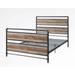 Millwood Pines Rothbury Full Upholstered Platform Bed Wood in Brown/Gray | 46 H x 55 W x 78 D in | Wayfair C8FE76F637204808BDD75EEA49B04DFB