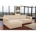 PAULATO by GA.I.CO. Stretch Sectional Sofa Slipcover - Premium Quality & Style - Jacquard Collection (Left Chaise) Polyester | Wayfair