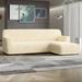 PAULATO by GA.I.CO. Microfibra Collection Stretch Sectional Sofa Slipcover - Easy to Clean & Durable (Right Chaise) | 35 H x 135 W x 65 D in | Wayfair