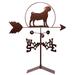 August Grove® Paoquin Boer Goat Weathervane Metal/Steel in Brown/Gray | 30 H x 21 W x 15.5 D in | Wayfair C30655A1859040D6B6695CF67B20F581