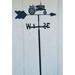 August Grove® Arma Garden Mount Tractor Weathervane Metal in Black | 66 H x 18 W x 13 D in | Wayfair D50C40CA96A44D83A41CF58A48021316