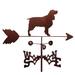 Millwood Pines Vanille Springer Spaniel Dog Weathervane Metal/Steel in Brown/Gray | 30 H x 21 W x 15.5 D in | Wayfair