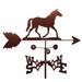 Charlton Home® Isulf Horse Quarter Weathervane Metal/Steel in Brown/Gray | 30 H x 21 W x 15.5 D in | Wayfair 08B0FC10CDCF4EE9B0AE3C2707C504D8