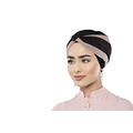Turbans for Women | Hijab Turbans Caps Chiffon Headwear for Women Headwear for Ladies Amelia Black & Taupe