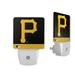 Pittsburgh Pirates Primary Logo Stripe Design Nightlight 2-Pack