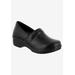 Wide Width Women's Lyndee Slip-Ons by Easy Works by Easy Street® in Black Tool (Size 8 W)