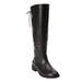 Wide Width Women's Charleston Wide Calf Boot by Comfortview in Black (Size 11 W)