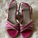 Coach Shoes | Coach Sandals Size 6 | Color: Pink/White | Size: 6
