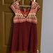 Free People Dresses | Free People Sz L Sweater Dress | Color: Red | Size: L