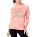 Adidas Sweaters | Adidas Glow Pink/Tech Ink Team Issue Badge Hoodie | Color: Pink | Size: Xs