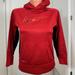 Nike Shirts & Tops | Girls Nike Therma Fit Hoodie Size Medium | Color: Black/Red | Size: Mg