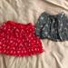 Disney Bottoms | 2 Skirts, 4t: Disney Red Tulle, Carter’s Gray Deer | Color: Gray/Red | Size: 4tg
