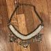 Anthropologie Jewelry | Anthropology Bib Necklace | Color: Cream/Gold | Size: Os