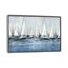 iCanvas Waiting for the Sun by Susan Jill - Painting Print Canvas/Metal in Blue/White | 32 H x 48 W x 1.5 D in | Wayfair SUS198-1PC6-48x32-FF04