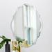 House of Hampton® Poling Scalloped Edge Modern Wall Mirror | 30.5 H x 23.5 W x 0.5 D in | Wayfair E01D45E8D9CC4EB185540D58221A5BD9