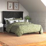 Andover Mills™ Kohut Panel Bed Wood in Black | 60 H x 65.5 W x 82 D in | Wayfair 2A75DB9A444D46C08350E02913CF237B