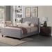 Joss & Main Spenser Bed, Gray Linen Upholstered/Linen | 50 H x 81 W x 88 D in | Wayfair A792725BF4914EA7BE8011D7C111DDD0