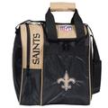 New Orleans Saints Single Bowling Ball Tote Bag with Shoe Compartment