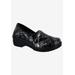 Women's Laurie Slip-On by Easy Street in Black Patent (Size 10 M)