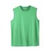 Men's Big & Tall No Sweat Muscle Tee by KingSize in Electric Green (Size XL)