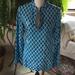 Tory Burch Tops | Euc Tory Burch Sequin Top | Color: Blue | Size: 8