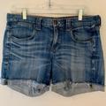 J. Crew Shorts | J. Crew Distressed Stretch Boyfriend Shorts | Color: Blue | Size: 4