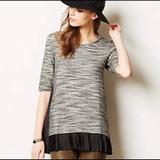 Anthropologie Sweaters | Clu + Willoughby Inkstick Anthropologie Tunic | Color: Black/White | Size: M