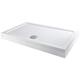 PODIUM 1200 x 800mm Shower Tray Rectangular Easy Plumb Premium Anti-Slip FREE High Flow Waste