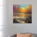 iCanvas Golden Light by Scott Naismith - Graphic Art Print Canvas in Black/Blue/Orange | 26 H x 26 W x 1.5 D in | Wayfair SNH35-1PC6-26x26