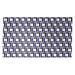 White 36 x 24 x 0.2 in Area Rug - East Urban Home Geometric Purple/Black/Area Rug Polyester | 36 H x 24 W x 0.2 D in | Wayfair