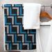 ArtVerse Detroit Microfiber Bath Towel Polyester in Black | 30 W x 60 D in | Wayfair NFQ054-STWS30
