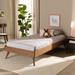 George Oliver Davein Twin Platform Bed Wood in Brown | 14.9 H x 40.55 W x 77.4 D in | Wayfair 34251250D97F4980823A819E01D1F2C2