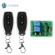 GERMA 2 CH RF 433 Mhz émetteur à distance + 433 Mhz télécommande sans fil interrupteur DC 12V 2CH RF