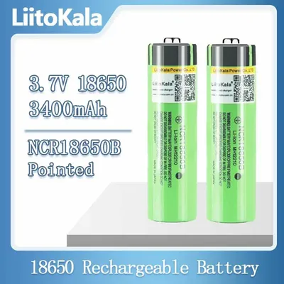 Liitokala 100% nouvelle batterie Rechargeable au Lithium 3.7 d'origine 3400 v 18650 mah pour