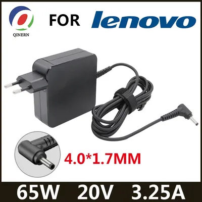 Chargeur d'ordinateur portable 20V 3.25A 65W 4.0x1.7mm AC pour Lenovo IdeaPad 330s 320 100-15 B50-10