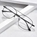 BCLEAR-Monture de lunettes à double pont pour hommes monture optique en alliage lunettes pour