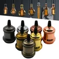 Lampes suspendues vintage rétro Edison support de base de lampe douille de douche en aluminium