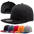 Casquette unisexe en acrylique uni Snapback haute qualité hip hop adulte casquette de baseball