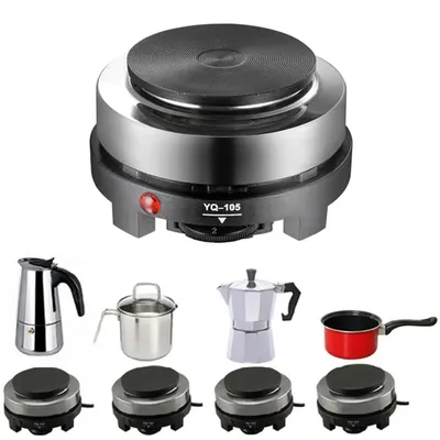 ALLOET – Mini réchaud électrique 500W appareil de cuisine multifonctionnel plaque chauffante eau
