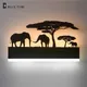 Applique murale noire à Led éclairage pour salon chevet chambre à coucher miroir 110/220V