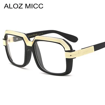 ALOZ MICC-Montures de lunettes unisexes surdimensionnées lunettes en acétate monture optique