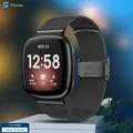 YAYUU Bracelet Pour Fitbit Versa 3 / Fitbit Sense Bracelet De Remplacement En Maille Métallique En