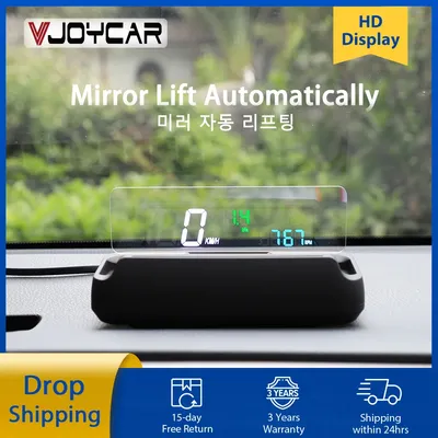 Vjoycar – miroir MX20 HUD OBD2 compteur de vitesse grand et clair police RPM vitesse du