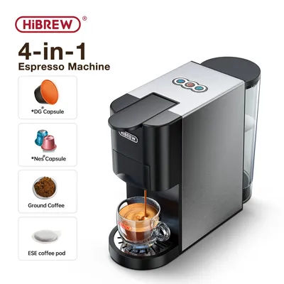 Machine à café Hiinvasive W 4 en 1 plusieurs capsules expresso lait Dolce café et dosette ESE