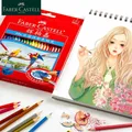 Faber Castell-Crayons d'interconnexion 1144 crayons de couleur solubles dans l'eau dessin scolaire