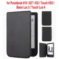 Smart Case magnétique mince pour Pocketbook 627 616 632 633 Touch Lux 4 Touch HD 3 Semi