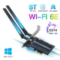 Adaptateur Intel AX210 PCI-e Wifi 6E AX210NGW Carte Wlan sans fil Bluetooth 5.3 Leicrer and