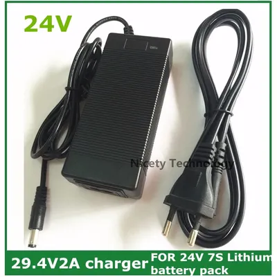 Chargeur de batterie au lithium 24V sortie 29 4 V pour eBike série 7 25.2V 25.9V 29.4V 29.4V