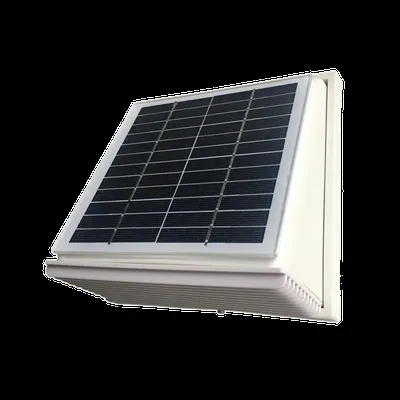 Ventilateur mural solaire en plastique 68CFM 2.5W extracteur de conduit d'air diamètre 120mm